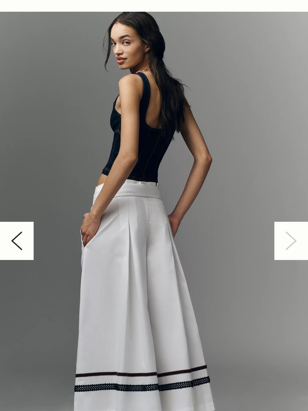 Anthropologie MAEVE Skirty Deckhand Pants
